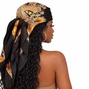 New Spring and Autumn 90cm Square Silk Scarf for Women, Versatile Decorative Professional Small Neck Scarf, Thin Scarf, Headscarf,Scarf Head Wrap Female