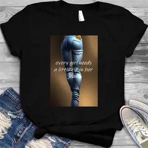 Every Girl Needs A Little Rip In Her Jeans Yellowstone  T-Shirt