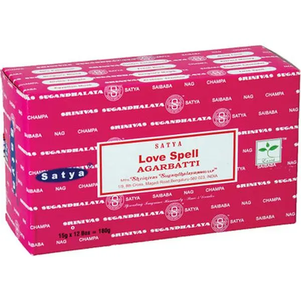 satya insence love spell 12 pack satya insence love spell 12 pack