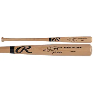 Frank Thomas Chicago Cubs Autographed Blonde Rawlings Pro Bat with "HOF 2014" Inscription - Fanatics Authentic Certified