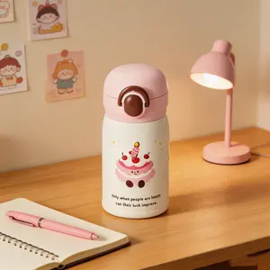 "Mini Dessert Insulated Tumbler"-Aesthetic On-The-Go Leakproof-travel size cute leak-proof bottle drink dispenser,coffee accessories,juice bottle,portable handle,cup shelf,multifunctional cup holder,girly apartment decor,whimsical home decor