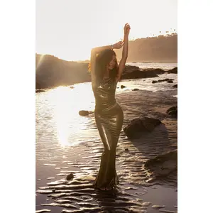 Gold First Dance Metallic Skirt Set