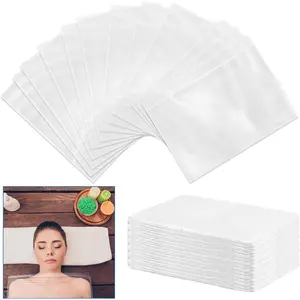 100 Pack Disposable Plastic Sheeting for  Wrap, Sauna Bag Liner  Sized 83"x43", PE Bag Inside a Far  Sauna Blanket for Home Bathtub, , Beauty Salon, Open on The Side