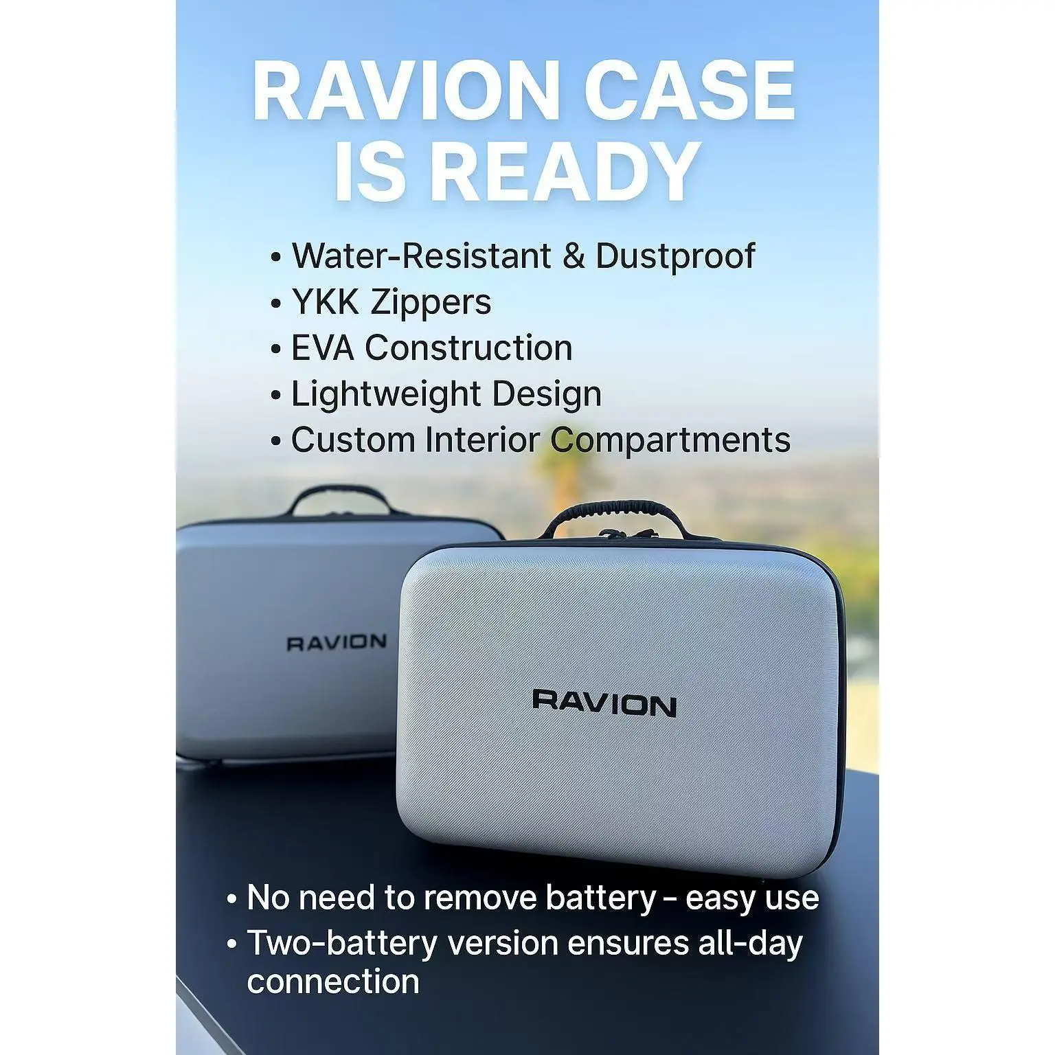 Ravion® Battery Travel Case for Starlink Mini Ravion® Battery Travel Case for Starlink Mini