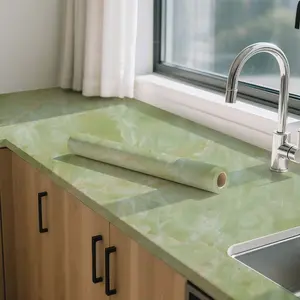 Self-adhesive Wallpaper, Oil & Heat Resistant Wallpaper, Easy To Cut Wallpaper Suitable for Kitchen Backsplash, Furniture Renovation & Wall Protector