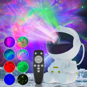 Astronaut Star Projector Galaxy Night Light, Space Projector, Starry Nebula Ceiling LED Lamp, with Timer and Remote Control, Kids Room Decor Aesthetic, for Christmas, Birthdays, Valentine's Day
