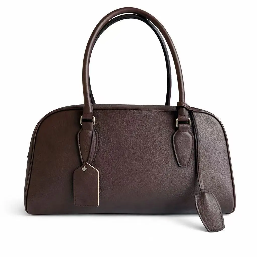 .	Classy Brown Leather Handbag | Everyday Luxury Bag