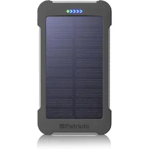 4Patriots Patriot Power Cell CX: Emergency Solar Power Bank with USB-C Fast-Charging Port