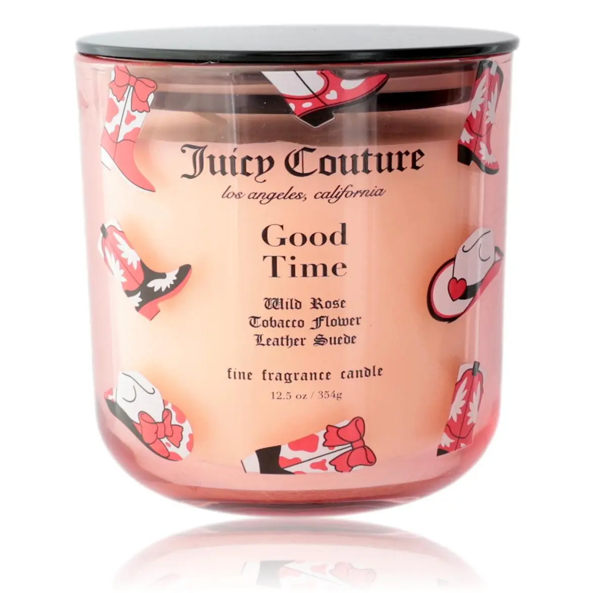 Juicy Couture 12.5 oz Fine Fragrance Candle - Good Time, Aroma Scent Home Decor Accent for Room Decor