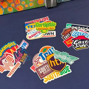 HTown Mini Sticker Packs North South East West Edition Featuring H-Town Northside Texas Hou-Tex Stickers