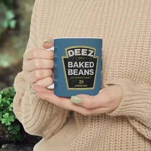 DayZ Inspired DEEZ Baked Beans Ceramic Coffee Mug