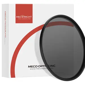 MECO HD Dual Protection ND8 16 32 Neutral Density Filters, Camera Accessories compatible with Canon Sony Nikon Fujifilm Sigma Tamron mirrorless and DSLR camera lenses 37 40.5 43 46 49 52 55 58 62mm 3.2mm Bezel for Overexposure Prevention