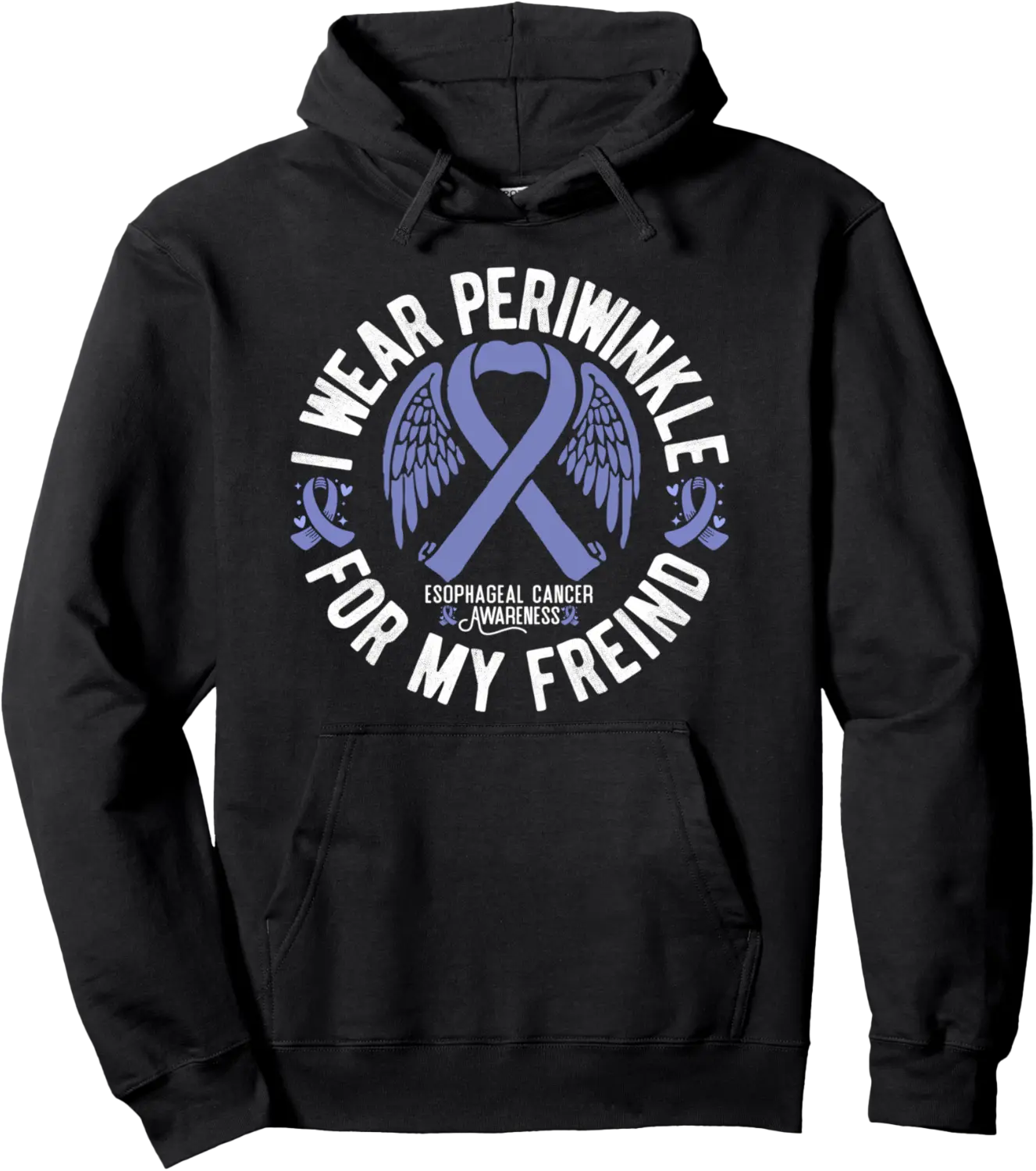 I Wear Periwinkle For My Friend Esophageal Cancer Awareness Pullover Hoodie - Yoandymira Shop 77B0DVRBD7DY