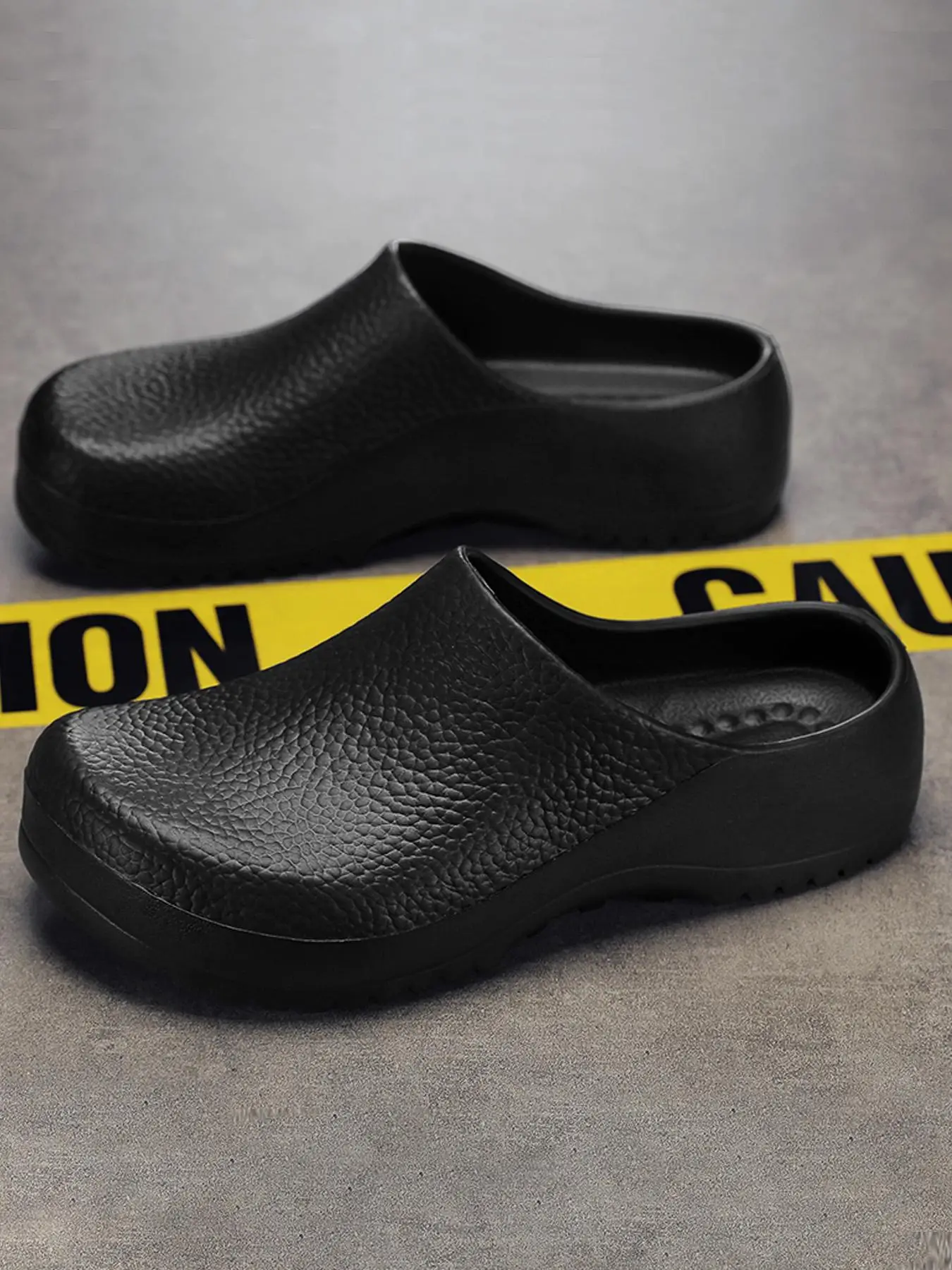 Men's Casual Non-slip Waterproof Slides, Casual Round Toe Slippers for Daily Used, Summer 2024 Comfortable Round Toe Shoes, Footwear, Boy's Lightweigh