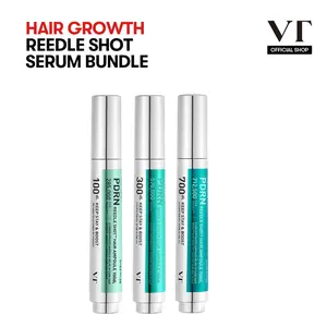 [VT Official] Bundle PDRN Reedle Shot Hair Ampoule| Reedle Shot Hair Growth & Hair Thickening | #1 Microneedling Serum from Korea | Flaky & Dry Scalp | Frizzy, split ends