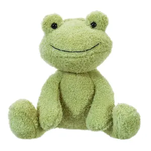 Toys Plush Velvet Frog Stuffed Animal Soft Cuddly Perfect for Child (Green Frog,7.87 Inches)