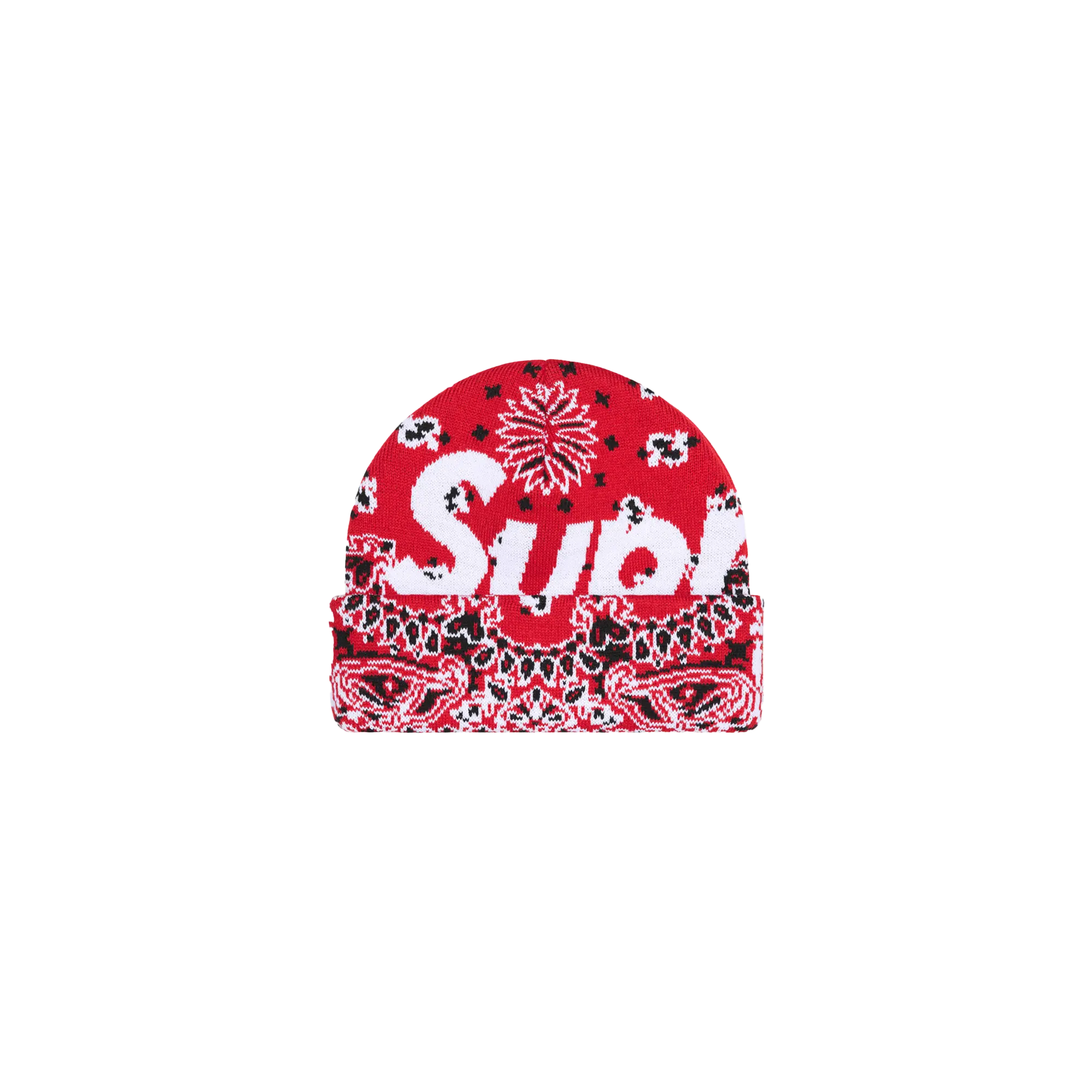 Bandana Big Logo Beanie "FW 24 - Red Bandana"