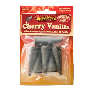 Cherry Vanilla Backflow Packaged Cones