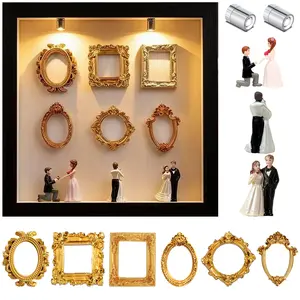 DIY Mini Museum Picture Frame — Couples' Gift, Anniversary Keepsake, & Home Decor | Perfect for Anniversaries, Weddings, and Gifts for a Boyfriend or Girlfriend