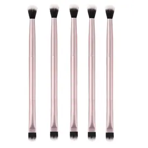 Dual Ended Eye Makeup Brush,Eyeshadow Blending Brush,Eyeshadow Smudge Brush,Foundation Makeup Applicator,5Pcs