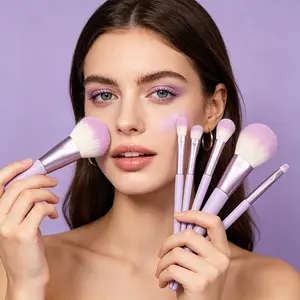 12 Pcs / 1 Set Makeup Brush Set, Foundation Brush, Blush Brush, Powder Brush, Eyeshadow Brush, Liner Brush, Brow Brush, Blending Brush