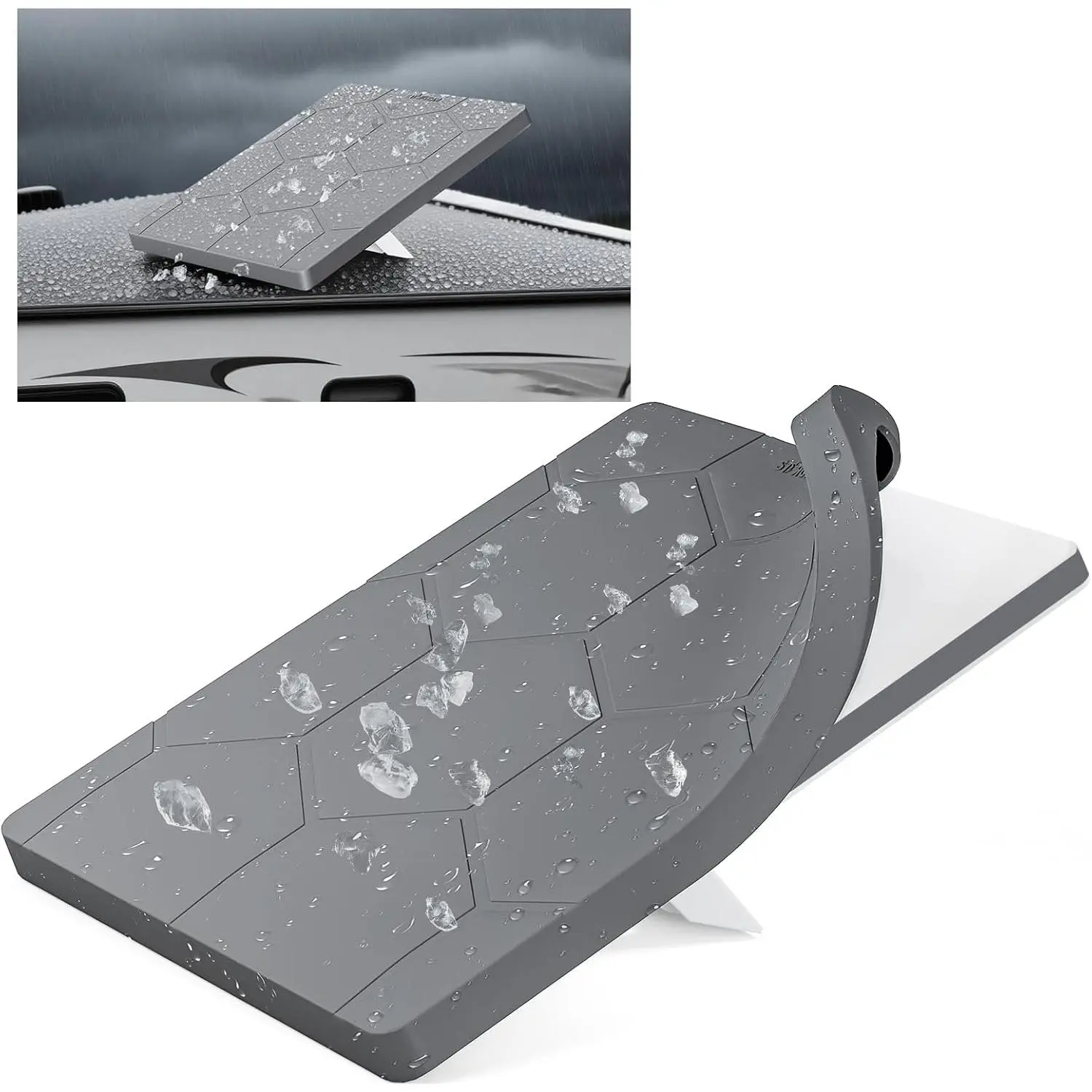 Starlink Mini Protective Cover Case, Hailproof Liquid  Protective Case for Starlink Mini Dish, Starlink Minis Accessories  Shockproof Portable for Outdoor Camping, Grey