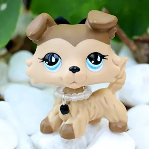 Rare Old Original Collie #893 Action Figure Toy Stand for Kids Adorable Collectible Pet Shop Animal Christmas Birthday Gift Tiny Cute Room Decor Viral Holiday Present Festive