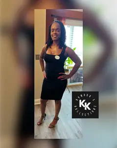 Aria Bandage Dress Black