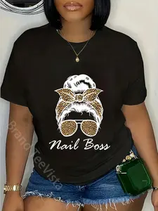 100% Cotton Beauty Salon Manicure Esthetician Nail Technician Manicurist T-Shirt