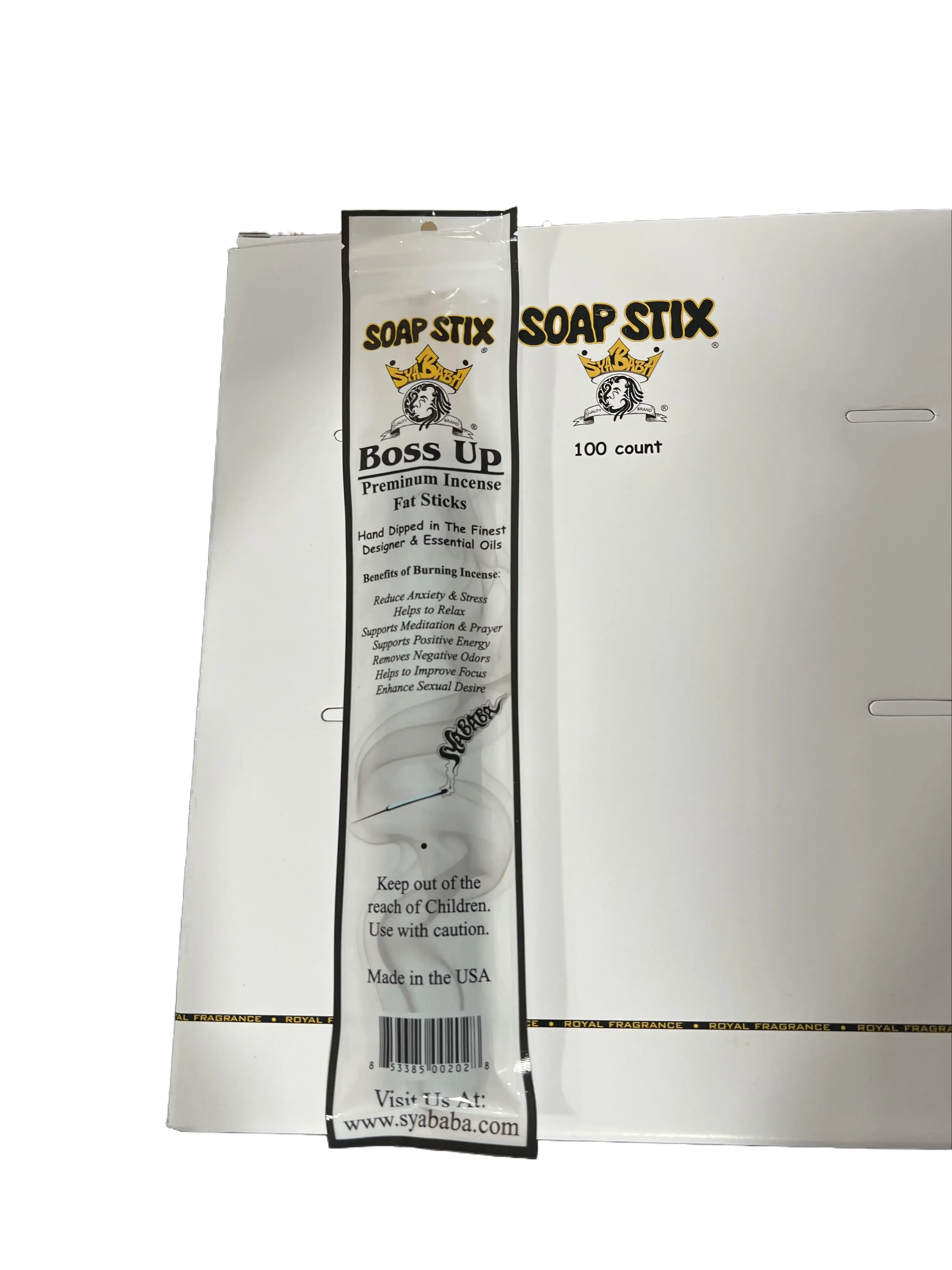 Natural Aromatherapy Incense Sticks - 6-Count Soap Stix, Home Scent, Scented Home Fragrance Decor, Nature-Infused, Stress Relief, Long-Lasting, Soap-Free, Alcohol-Free for Indoors