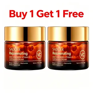 【Buy 1 Get 1 Free】VC Capsule Face Serum with Niacinamide GelFiller, Vitamin C Brightening Moisturizer, Anti-Aging Bare Face Skincare for All Skin Types,Ideal Adults Gifts
