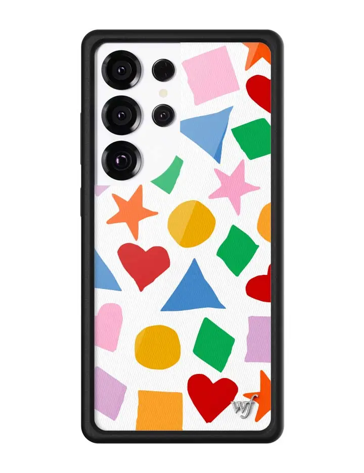 Wildflower Cases Custom Geometric Shapes and Colors Slushy Noobz Durable Protection Mobile Phone Case for Samsung Galaxy, Phone Accessories