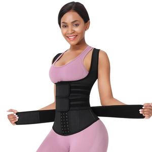 FeelinGirl Plus Size Waist Trainer Vest With 3 Rows of Eye and Hook Compression Cotton Shapewear Womenswear  Comfort Straps matt  waist Spandex Day Waist Trainer Summervibes