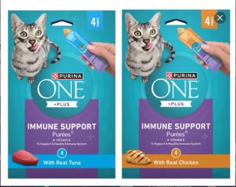 Purina ONE Plus Immune Support Purees Cat Treats Purina ONE Plus Immune Support Purees Cat Treats