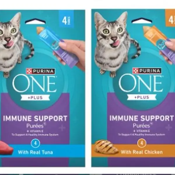 Purina ONE Plus Immune Support Purees Cat Treats
