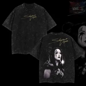 WWELife4U Retro Vintage Stephanie Vaquer T-Shirt 100% Premium Cotton S-5XL American-Made Soft Relaxed Fit Pre-Washed Classic Look