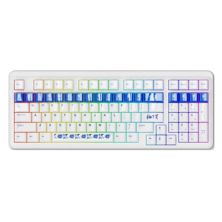 DAREU A98  | Wireless Gaming Keyboard with Side Printed Keycaps