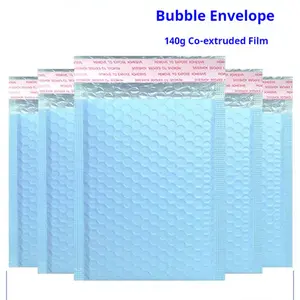 20pcs Light Blue Thick Poly Bubble Mailers, Durable Shipping Protection, Ideal Packing and Mailing Supplies