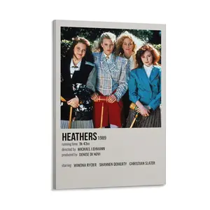 Transform Your Bedroom with Heathers Movie Posters—iconic Wall Art for A Cool, Modern Touch. Canvas Poster Bedroom Decor Sports Landscape Office Room Decor Gift Frames Ornaments Artistic Decoration