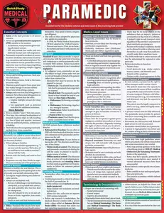 Paramedic: A Quickstudy Laminated Reference Guide