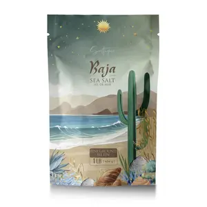 Baja Sea Salt 1lb Fine Ground - Baja Organic Salt Packed with 90 Minerals Helping You Stay Hydrated And Improve Electrolyte Balance- 100% Unrefined- Vegan- GMO-free - Paleo - (1lb)