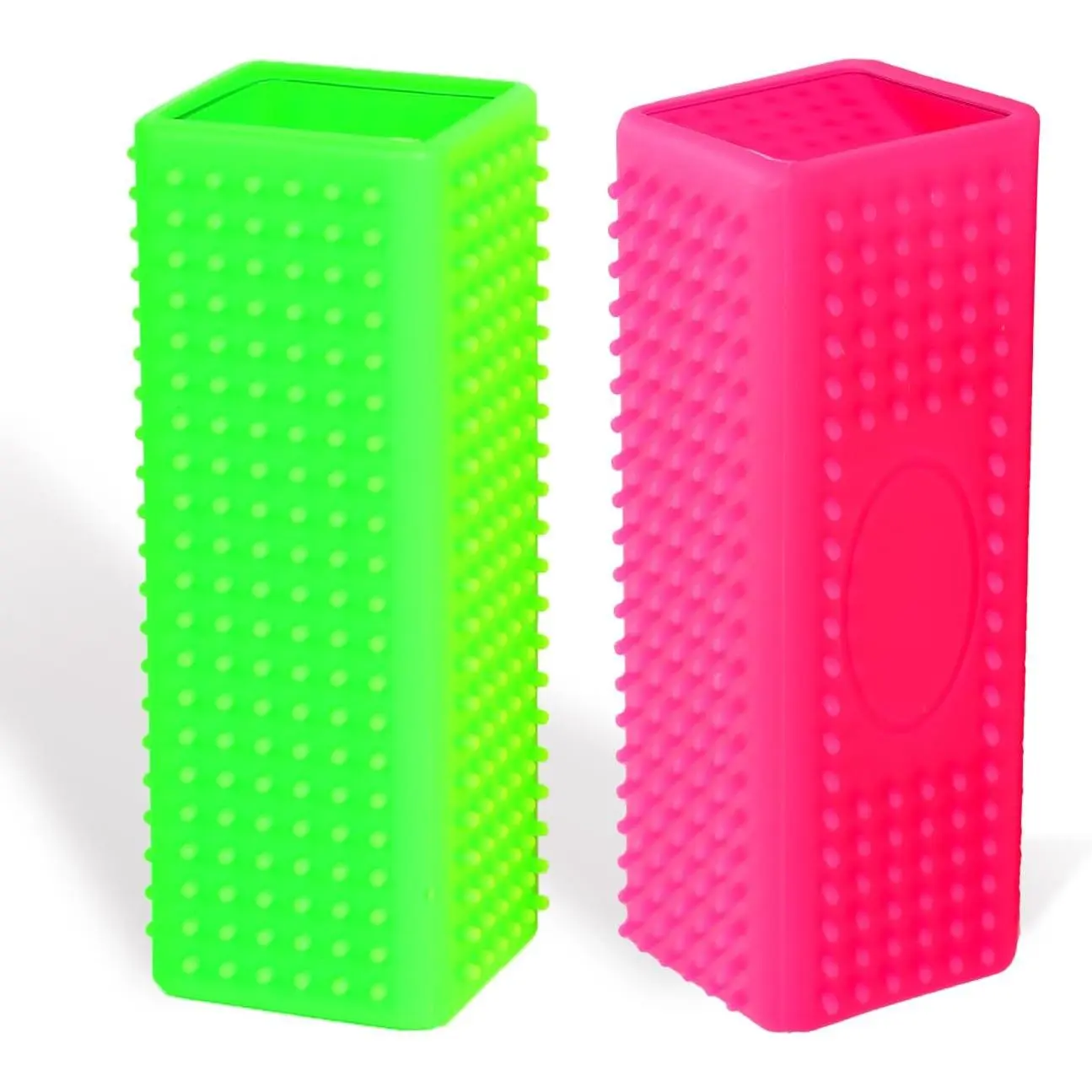 2 count Pet   Hair Remover,  , Hollow Cleaner Brush for ,Interior, Furniture, Sofa (green and pink)