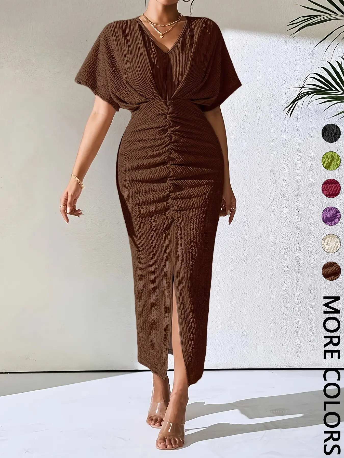 square neck halter dress Whisper Cross Back Halter Mini Dress
