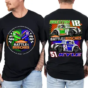 Kyle Busch T-Shirt, Nascar T-shirt, Racing Tee, Full Size, For Man, For Women, For Fans