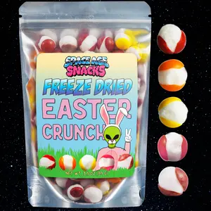 Freeze Dried Skittles Smoothies Easter Crunch Candy - 3.5 Ounces