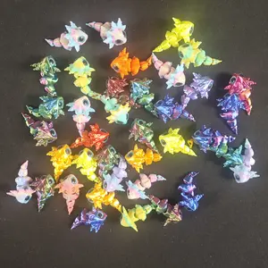 3D printed fully movable hedgehog keychain, creative stress-relief toy, high-appearance niche gift for students