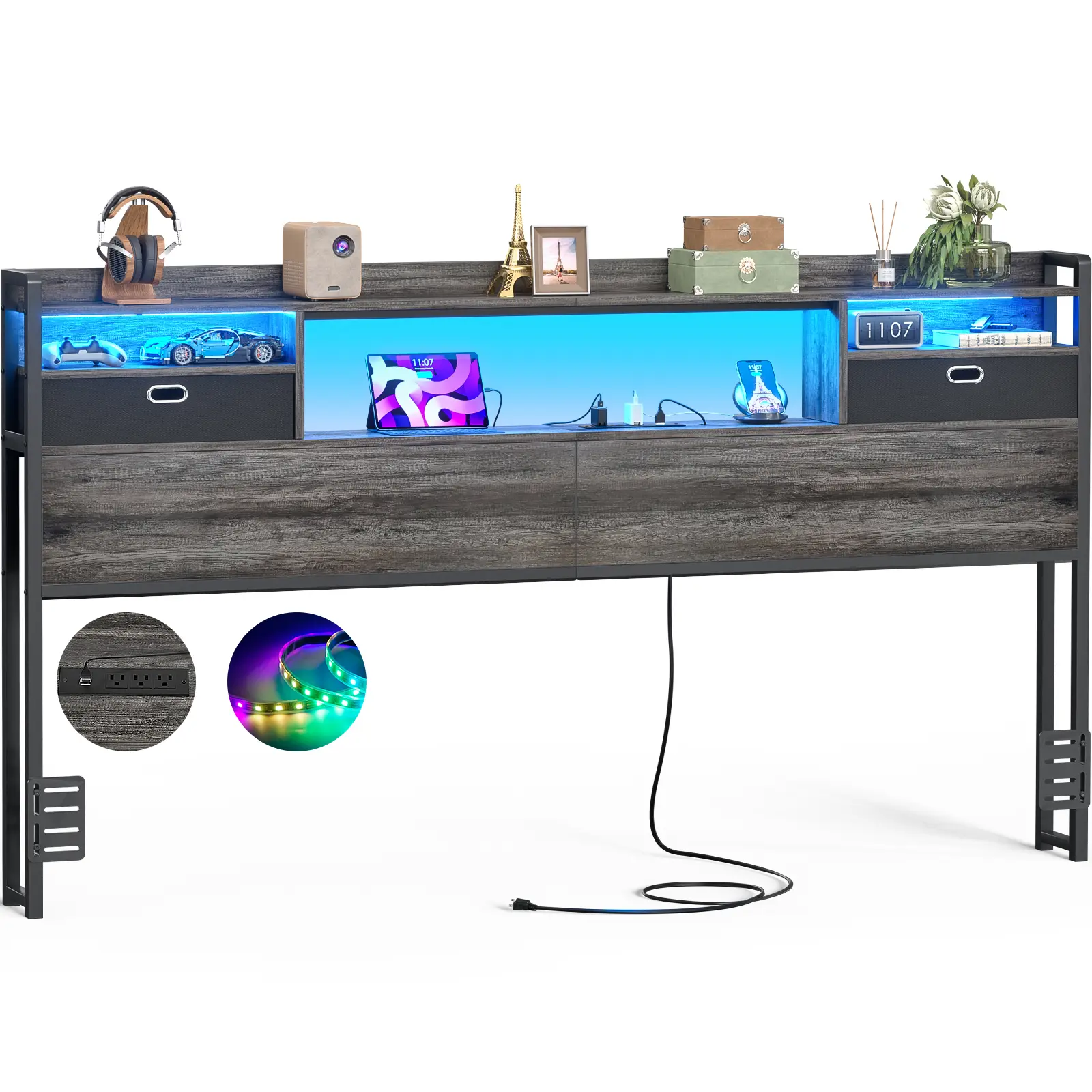 Black Oak(Headboard Only)