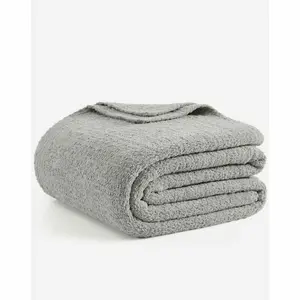 Sunday Citizen Cloud Gray Snug King Size Bed Blanket
