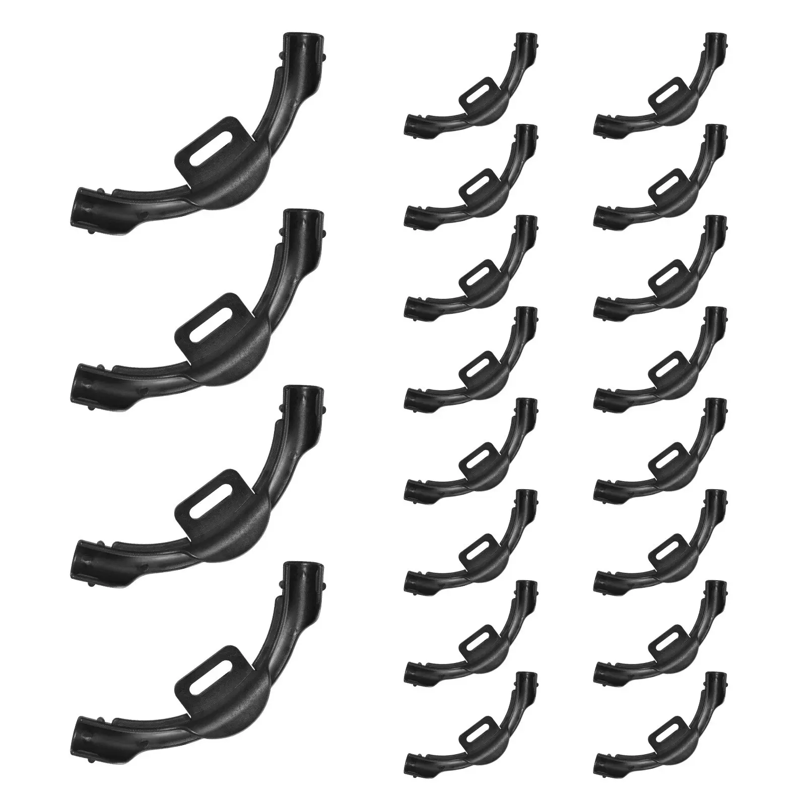 【toolupgrade】VEVOR PEX Tubing Bend Support, 20 Packs 90-Degree Elbow Bend Support Compatible with 1/2-inch PEX Pipes, Corrosion Rust Resistant Pex Clamps Pipe Holder with Nail Tab