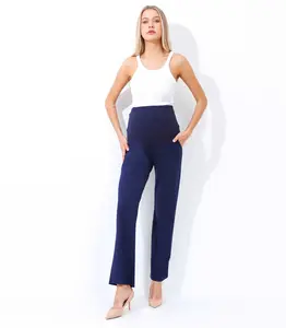 Alina Mae Maternity Trouser Pants for Work, Business, and Office - Stylish and Comfortable Fit for Pregnant Women